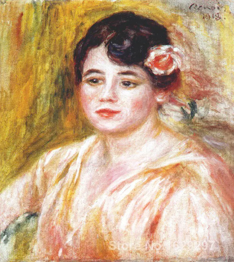 

paintings on canvas Adele besson by Pierre Auguste Renoir Reproduction High Quality Hand-painted