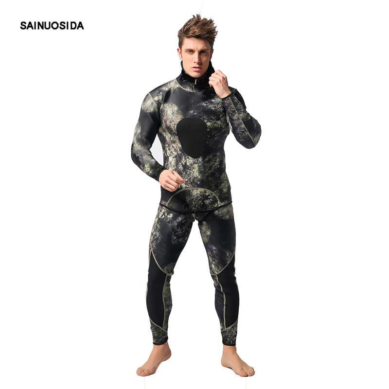 Men's 3MM Neoprene Wetsuits Bodysuit Full Body Scuba Dive Diving Wet