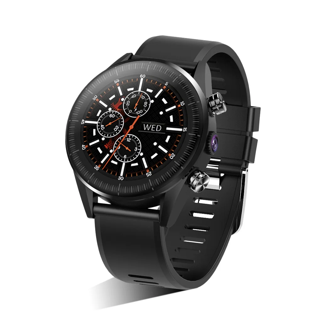 

KC05 2019 New 4G Smart Watch Men Android 7.1.1 Quad Core GPS 5MP Camera 610Mah Battery Replacement Strap Waterproof Watch