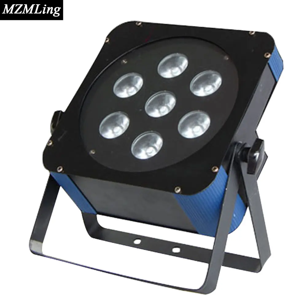 

7x3w Par Light LED Wireless 3 In1 Battery Led Flat Par Light / Wireless & DMX LED Stage Battery Powered Led Flat Par Club Light