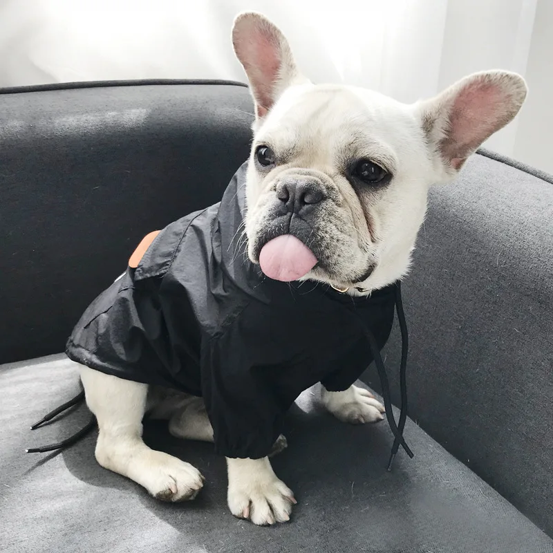 Baratos Ropa para perros pequeños chaqueta impermeable para Bulldog francés chubasquero para cachorro de Chihuahua disfraz de Mascota para Yorkshire PC0908