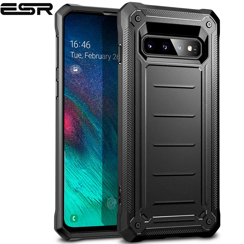 

ESR Case for Samsung Galaxy S10 Cover TPU Case with Thicker Corners Sharp Design Shockproof Non-slip Case for Samsung Galaxy S10