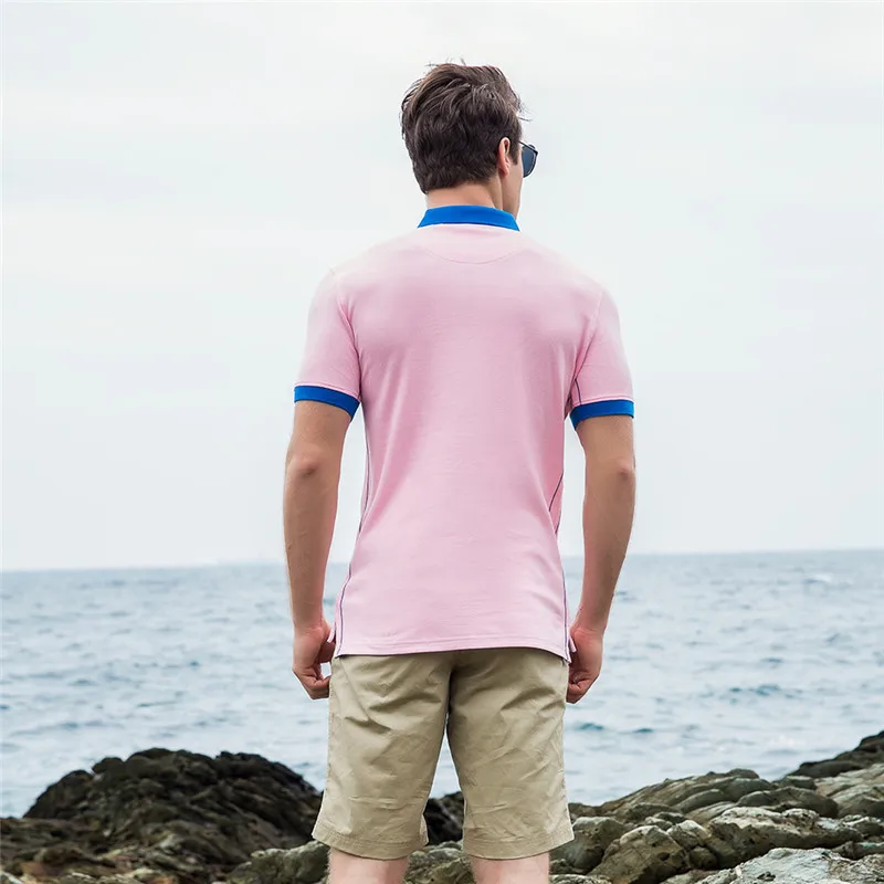 Fredd Marshall Brand Men's Clothing Summer Men Short Sleeve Polo Shirts Fashion Cotton Casual Male Polos Camisa Masculina Euro Size M-XXL (1)