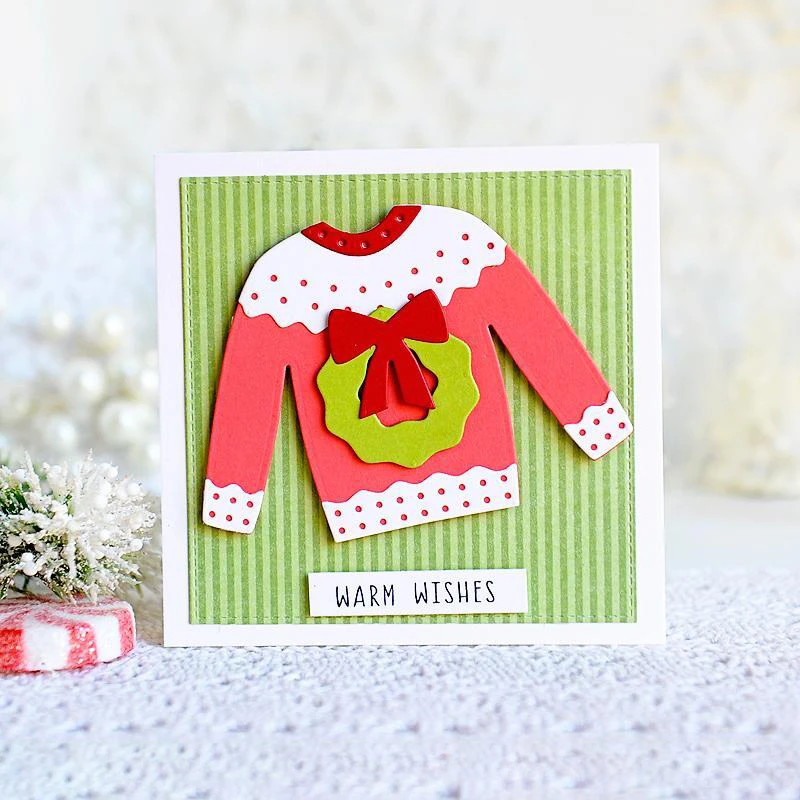 

GJCrafts Sweater Metal Cutting Dies for CraftDies Scrapbooking Clothes Album Stencil Die Cut Card Making Cutting Dies 2019