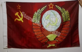 

Russian USSR Antique do the old Flag Retro Flag 3X5FT 150X90CM Custome Flag Banner brass metal holes