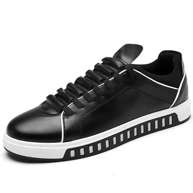 

2019 LAISUMK Men Casual Shoes PU Leather Summer Breathable Luxury Brand Flat Shoes