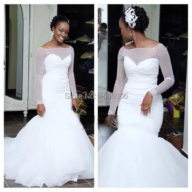 Tiers Sweep Train Wedding Dresses Vestidos De Fetsa 2016 Bridal