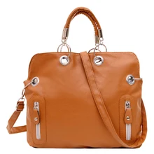 VSEN Heißer Frauen Schultasche Schultertasche Cross Body Messenger Aktentasche Handtasche Main Farbe: Braun