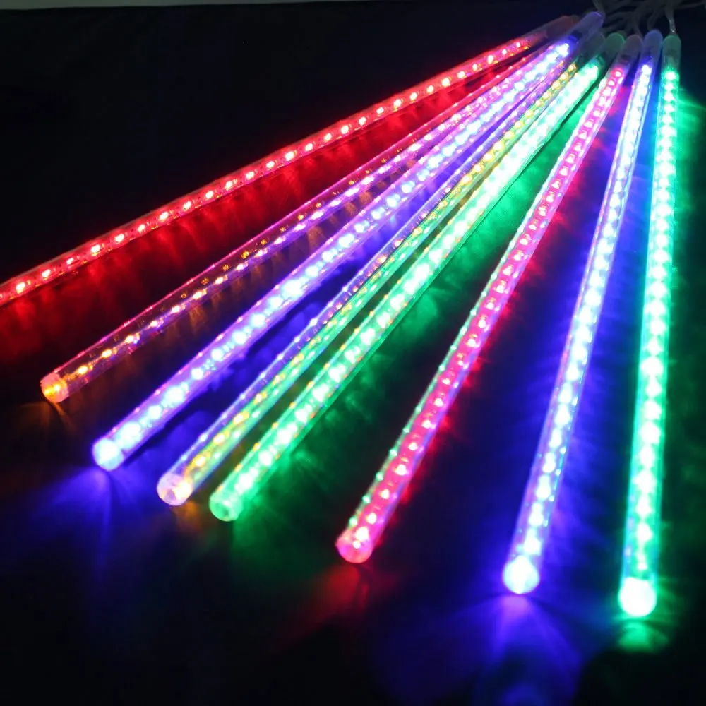 8pcs/lot LED Meteor Shower Rain drop Tube multi color 30/50cm white LED Lights For Christmas Xmas tree Wedding Garden Decoration 8pcs/lot LED Meteor Shower Rain drop Tube multi color 30/50cm white LED Lights For Christmas Xmas tree Wedding Garden Decoration