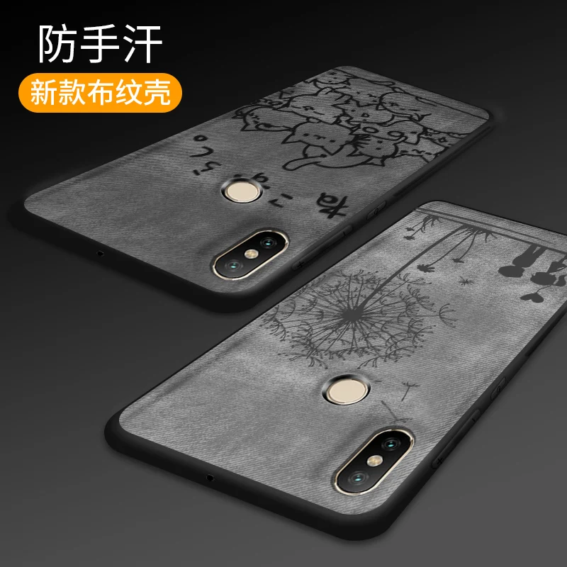 

Cloth Shockproof Case For Xiaomi Mi 8 6 8 SE 8 Explorer Case Back Cover For Xiaomi Mi Mix 2S Mi A1 A2 Soft Silicone Phone Cases