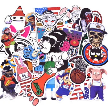 

50pcs/pack F2 Anime Sticker Kids Toy Cool Stickers For DIY Children Stikers Luggage Laptop Skateboard Moto Car Kpop Stickers