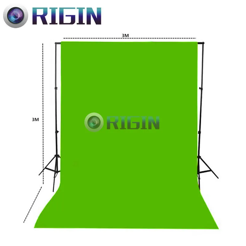 

Green Color 3m*3m Portrait background non-woven cloth photo background cloth photography background cloth