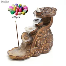 Ретро керамическая курильница для благовоний горелка Керамическая Подставка для ароматических палочек креативный домашний офис буддийский декор+ 20 шт Бесплатные конусы