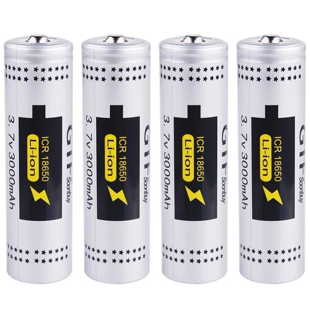 New 18650 Battery 3.7V 5000mAh 18650 Rechargeable Li-ion Batteria for LED  Flashlight Pen Laser