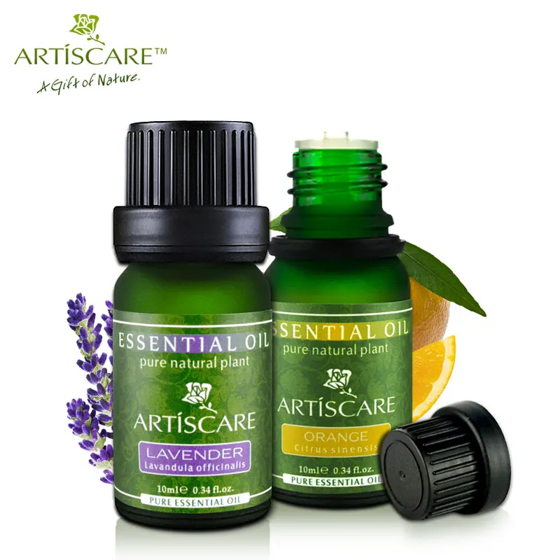 Эфирное масло лаванды ARTISCARE + эфирное сладкого апельсина уход за кожей
