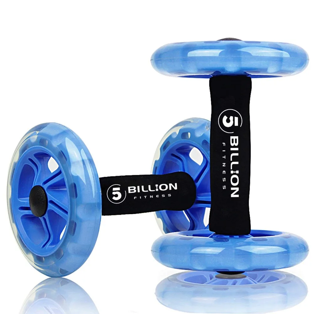 5 BILLION Fitness 1 Pair Abdominal Wheel Rollers with Double Wheels
