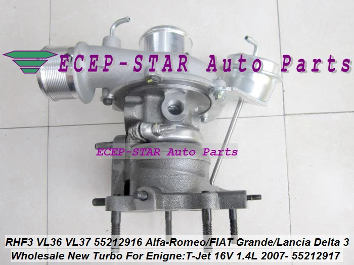 Turbine RHF3 VL36 VL37 55212916 55212917 Turbocharger For MiTo Grande Punto Bravo T-Jet 16V 1.4L 1368ccm 198A4000 88kw 120HP Gas