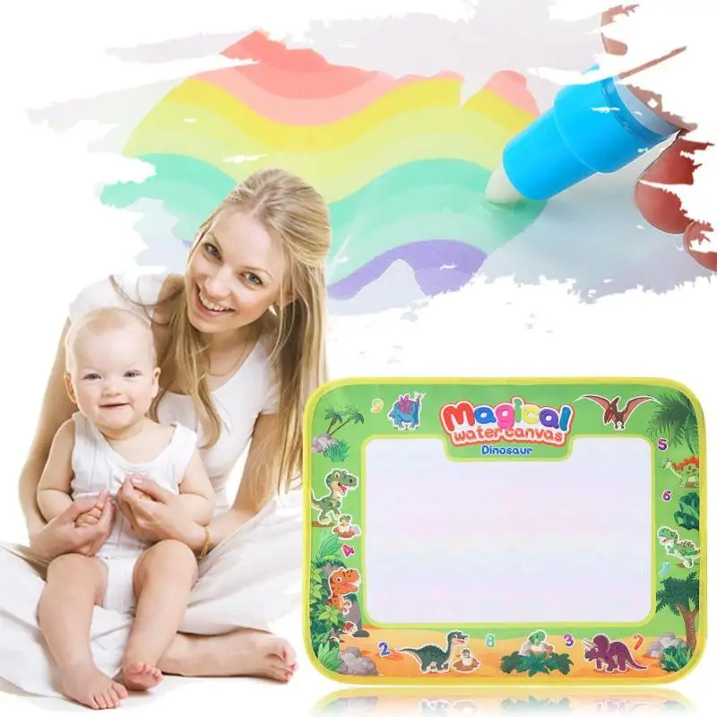 46x35 см мультфильм дети граффити воды холст для рисования воды граффити автомобильный коврик акварель коврики детские игрушки подарки раннее образование