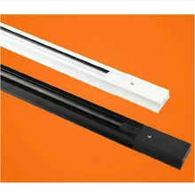 Светодиодная лампа, крепление к рейке, направляющая, универсальные двухзапястные рельсы, алюминиевая дорожка, осветительные приборы, черный, белый, серебристый