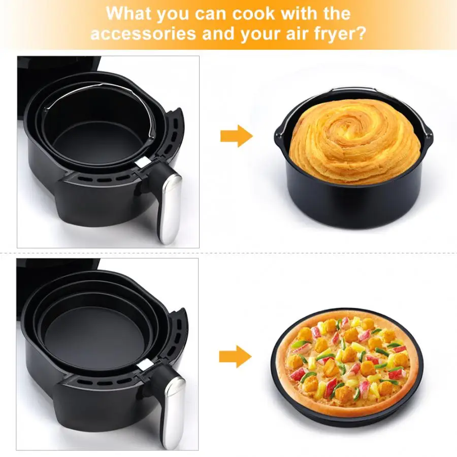Air Friteuse 5 в 1 многофункциональная воздушная фритюрница набор аксессуаров запчасти