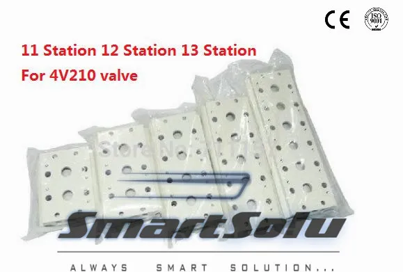 4V210-08 Пневматический Airtac коллектор электромагнитного клапана/база/доска 11 станция 12 станция 13 станция