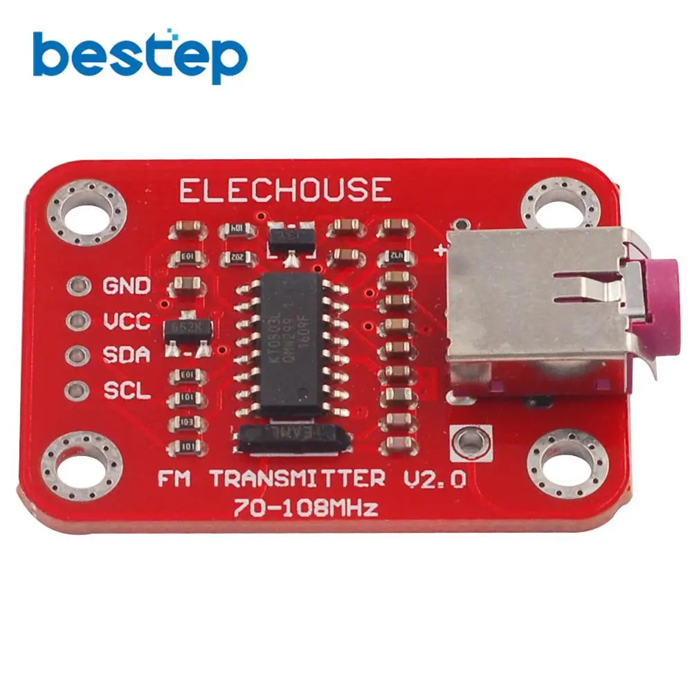 FM передатчик Модуль V2.0 цифровой радио модуль для Arduino микрофон