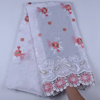 

African French Dry Lace Cord Fabric High Quality Nigerian Lace Fabric Embroiderey Imitation Cotton Cord Lace Woman Dress 1673B