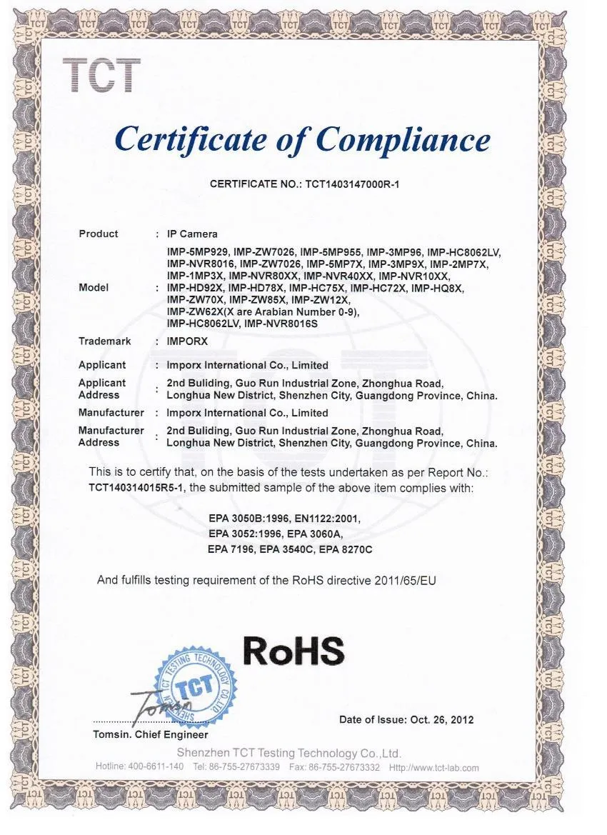imporx-ROHS