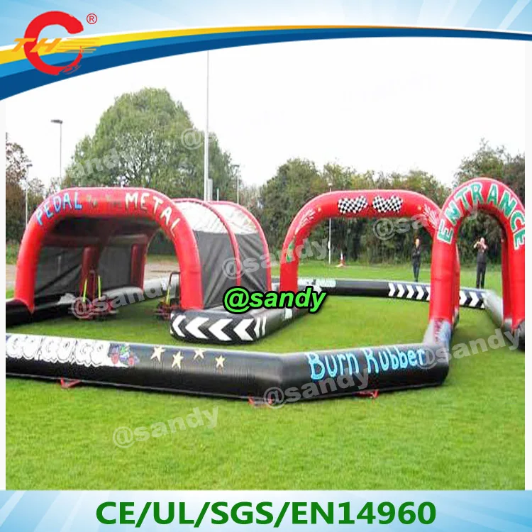 

free air ship to door,inflatable game go kart race air track inflatable zorb ball race track,inflatable bumper cars racing track