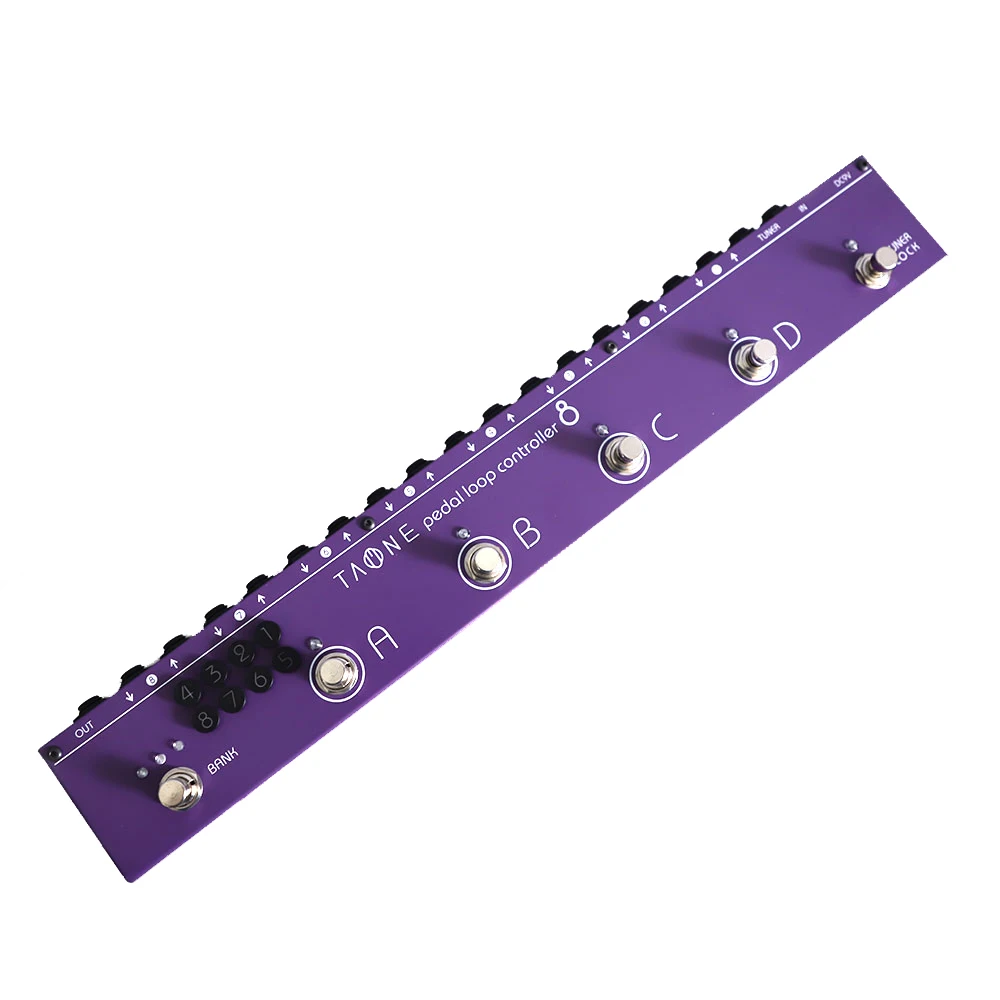 

MOEN TAONE Guitar Effect Pedal Commander Effects Loop System Guitar Pedal Support 8 Loops 12Recall Presets Tuner Connection Rate