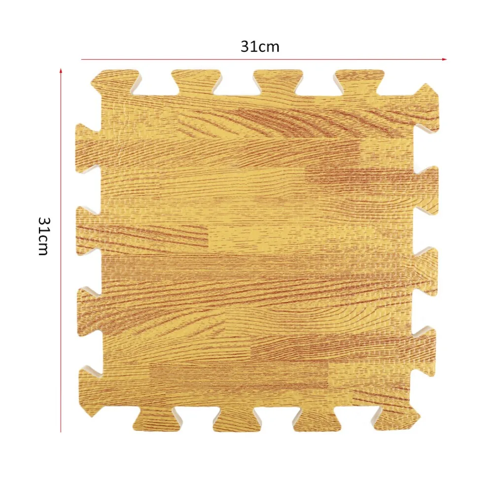16 шт. EVA поролоновые коврики-пазлы детские игровые коврики сшивание детские коврики для детей игра имитация деревянные ковры коврики