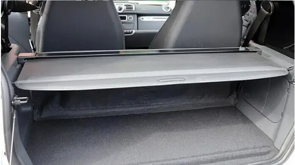 

High Qualit Car Rear Trunk Cargo Cover Security Shield Screen shade Fit For Smart fortwo 2009 2010 2011 2012 2013 2014 BY EMS