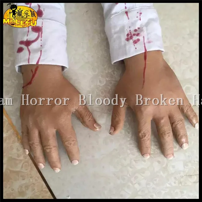 2016 funny scary broken feet blood horror broken hand halloween
