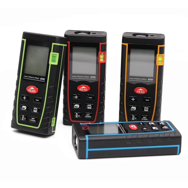 

New Laser Distance Meter 40M 60M 80M 100M Laser Rangefinder Laser Tape Range FinderTrena Ruler Measure Roulette