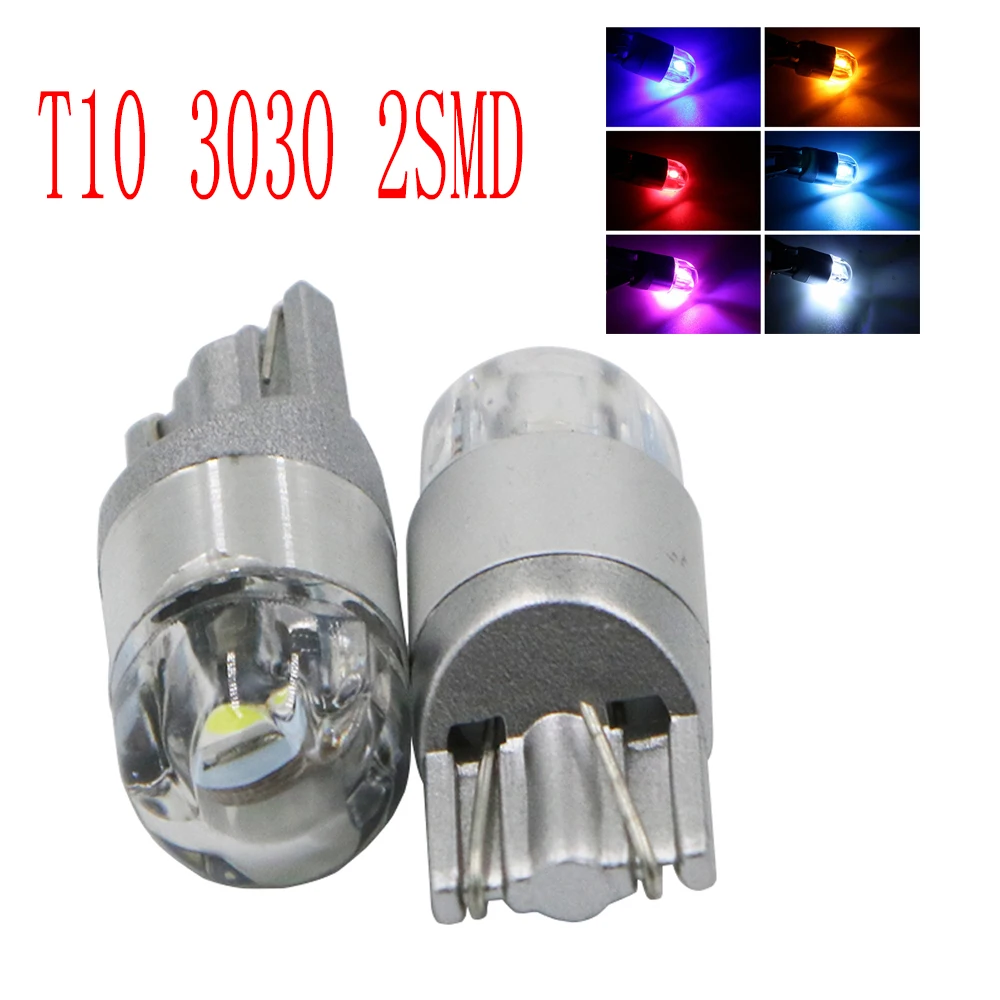 YSY 300pcs T10 3030 2SMD LED Interior Bulbs For Car Trunk Bulb Clearance Plate Parking Fog Auto