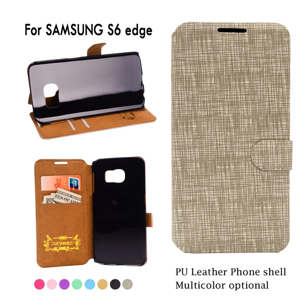 

For Samsung Galaxy s2 s3 s4 s5 s6 s7 Mini Edge Plus s3mini s4mini s5mini Mobile Phone Bags Flip Cover Leather Phone Case