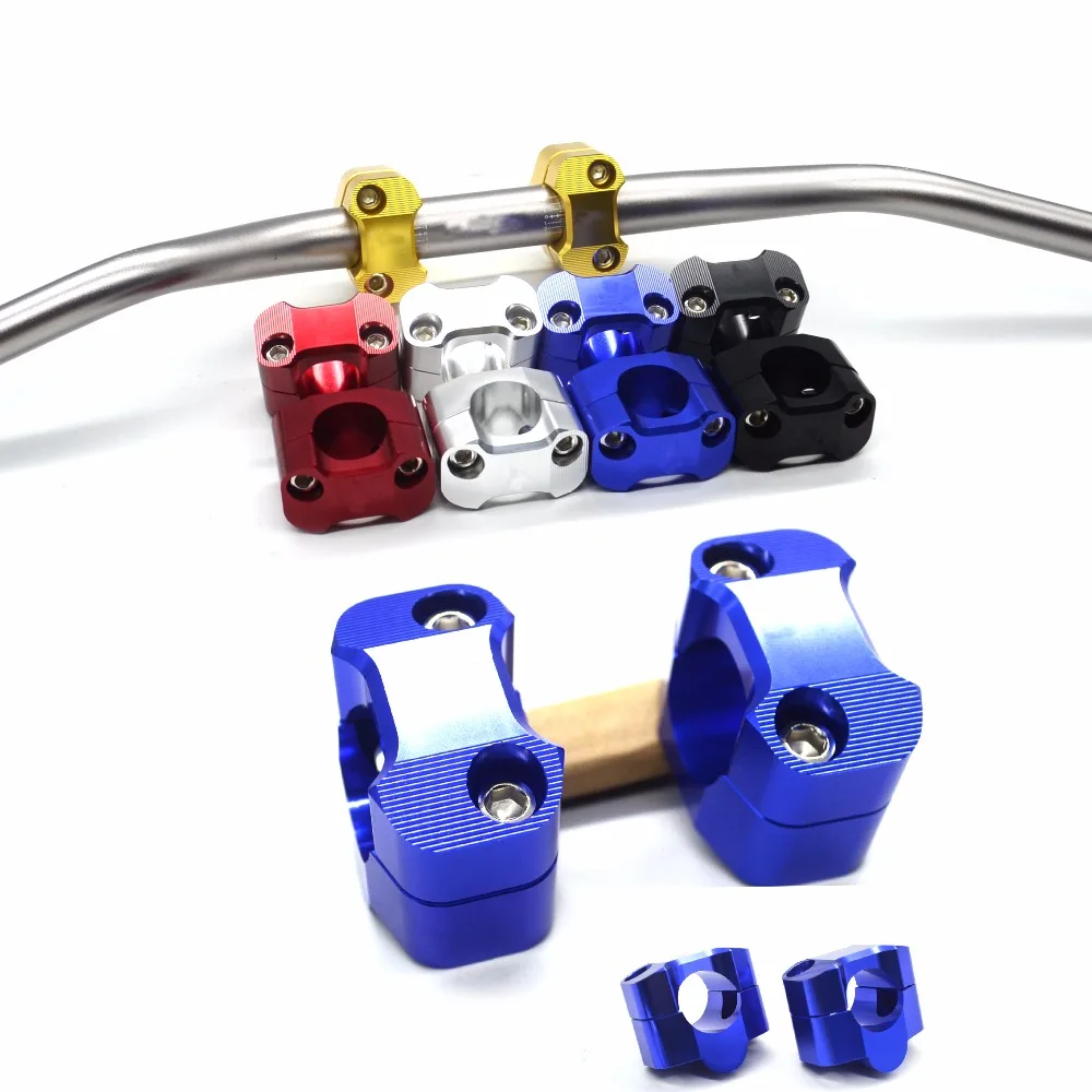 

DTRAD Universal Aluminum Moto Handlebar Risers 28mm 22mm Adjustable Fat Bar Clamps for Honda Kawasaki Ducati Suzuki Yamaha KTM