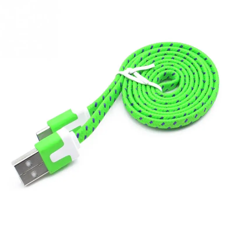 Новый 1 м/2 м/3 м Электроника Дата кабель V8 разъем 3 фута веревка Micro USB зарядка трос