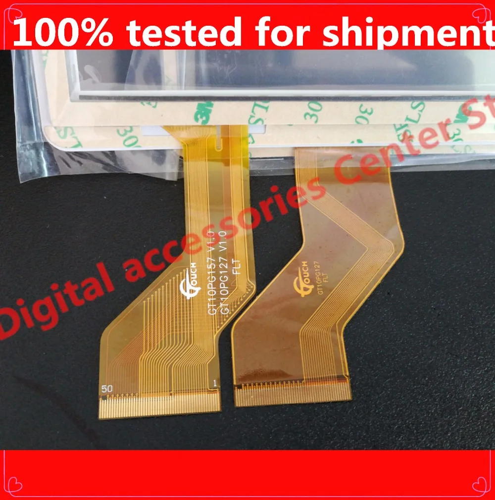 

New 10.1" inch Tablet PC Repairment OEM Compatible with gt10pg127 flt GT10PG157 V1.0 MID Touch Screen white and black