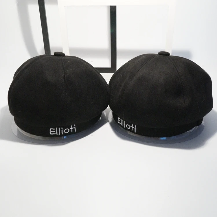 

kpop BTS Bangtan Boys V The Same octagonal cap chamois leather hat Autumn Winter Beret