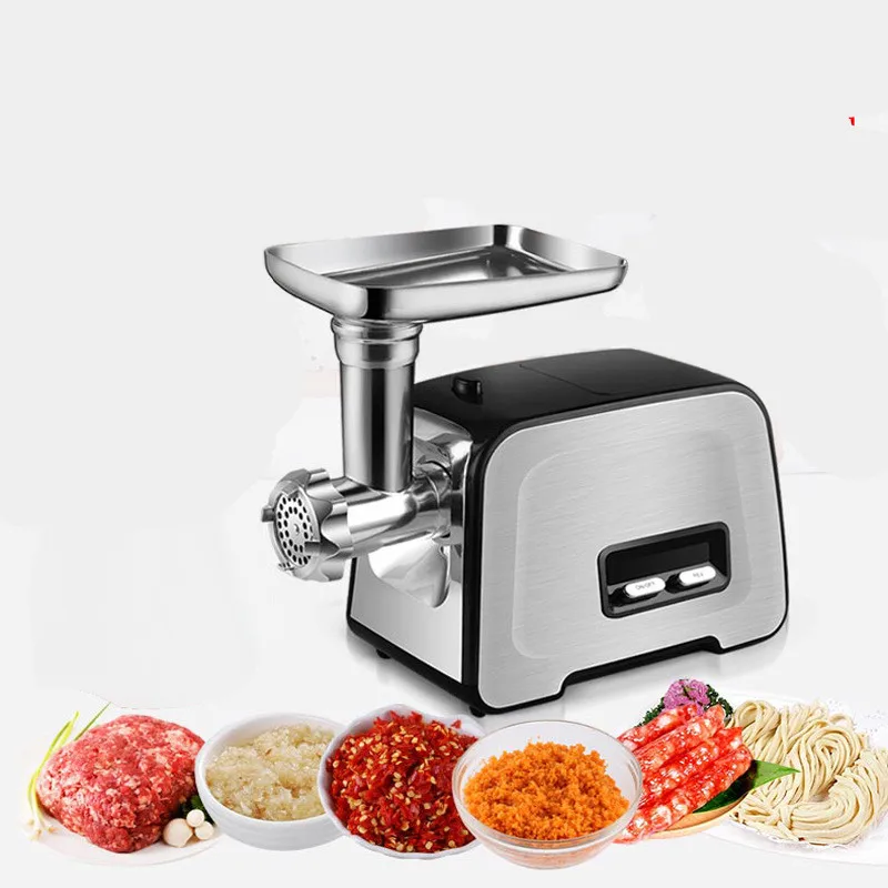 Household electric meat grinder stainless steel multi functional minced