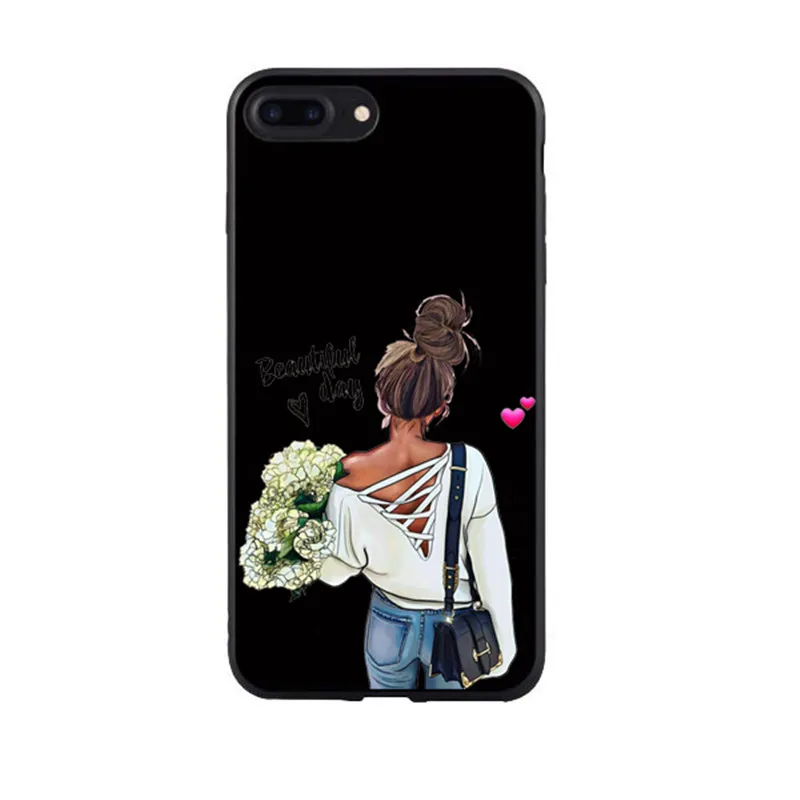 Goddess VOGUE Art Princess для девочек, мягкий силиконовый чехол для iPhone 11 11Pro Max X XR XS Max 8 7 6 PLUS 5