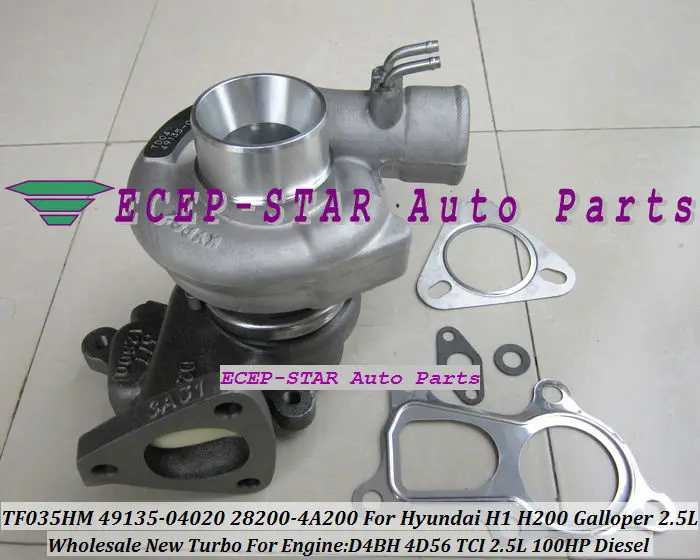 Турбокомпрессор TF035 49135 04020 28200 4A200 для Hyundai H1 H200 Starex Libero Galloper II 2.5L дизельный