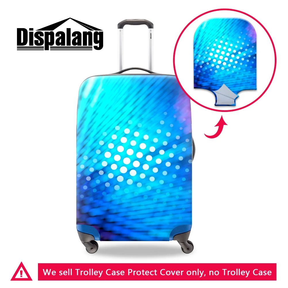 

Dispalang new 3D lifelike light dot travel lugage suitcase protective cover waterproof elastic trolley case bag covers for women