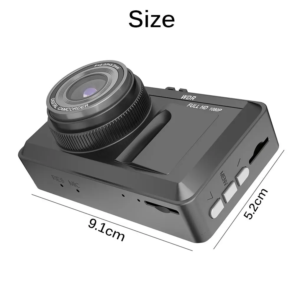 3 дюйм(ов) экран Автомобильный dvr тире камера рекордер Видео 1080P HD ...