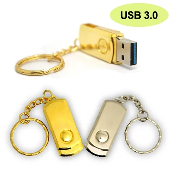 

Trangee USB 3.0 Super-speed Pen Drive 8GB 16GB 32GB USB Flash Drive Memory Stick Gold Metal U disk Pendrive Gifts
