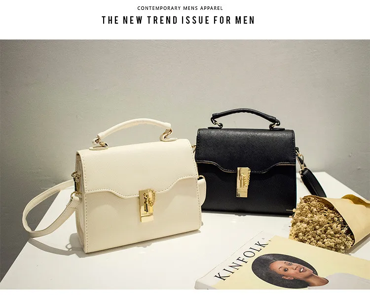 26 Women Bag 2016 New Trend Personality Korean Shoulder Messenger Little Bags Small Square Package Simple Fashion Luxury Handbags