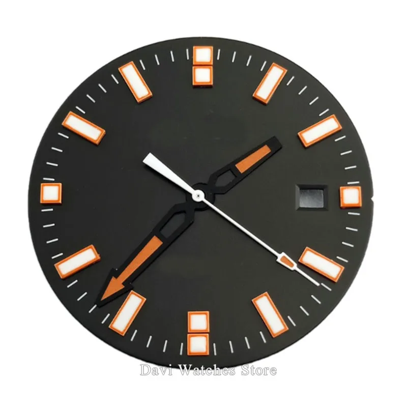 31.5mm sterile watch Dial + hands fit DG2813/3804 Miyota 82 Series movement 43mm watches | Наручные часы