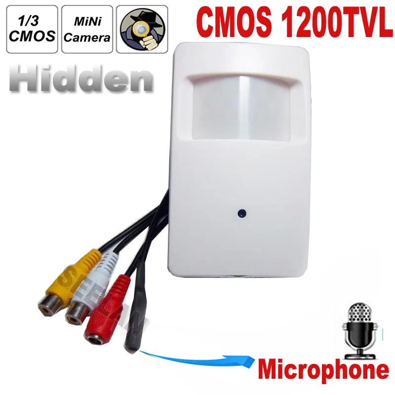 HQCAM 1200TVL CCTV security Camera CMOS Color Motion Detector Indoor
