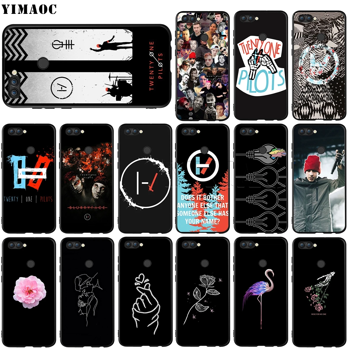 Силиконовый чехол YIMAOC Twenty One Pilots Тайлер Иосиф для Huawei Honor 6a 7a 7c 7x8 9 10 Lite Pro Y6 Prime 2018
